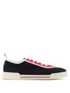 Matchesfashion.com Thom Browne - Canvas Low Top Trainers - Mens - Red Multi
