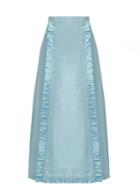 The Vampire's Wife Tee Pee Ruffled Silk Skirt