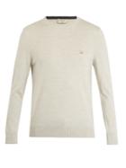 Maison Kitsuné Fox-embroidered Wool Sweater