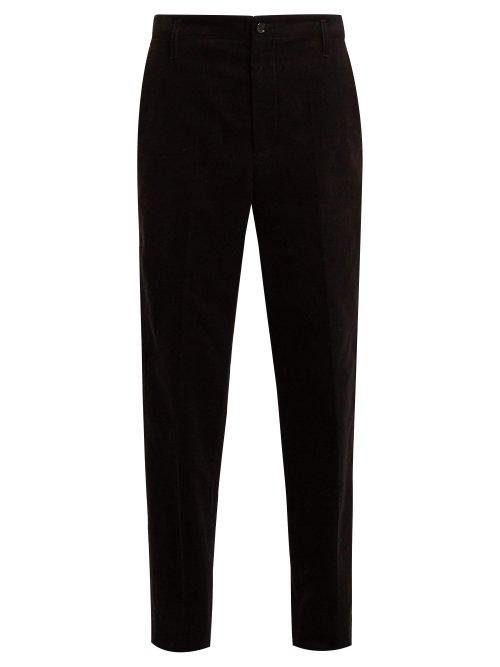 Matchesfashion.com Golden Goose Deluxe Brand - Golden Corduroy Chino Trousers - Womens - Black