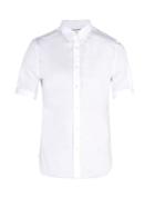 Alexander Mcqueen Brad Pitt Short-sleeve Poplin Shirt