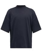Mens Rtw Jil Sander - Oversized Cotton-jersey T-shirt - Mens - Dark Navy