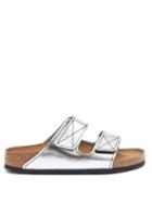 Matchesfashion.com Birkenstock X Proenza Schouler - Arizona Leather Sandals - Womens - Silver