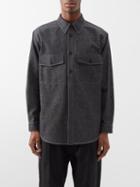 Le17septembre Homme - Flap-pocket Denim Shirt - Mens - Black