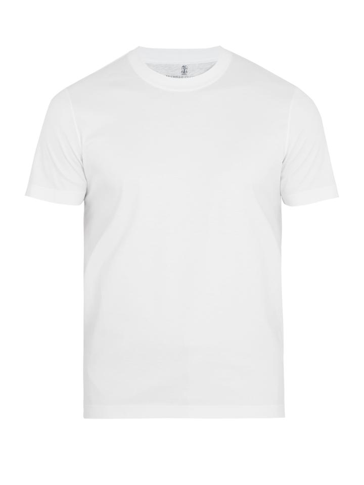 Brunello Cucinelli Crew-neck Cotton-jersey T-shirt
