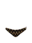 Matchesfashion.com Melissa Odabash - Evita Zigzag Bikini Briefs - Womens - Black Multi