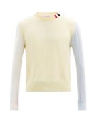 Matchesfashion.com Thom Browne - Colour-block Merino-wool Sweater - Mens - Multi