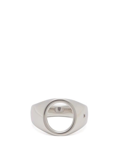 Matchesfashion.com Tom Wood - Oval Open Ring - Mens - Silver