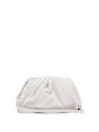 Matchesfashion.com Bottega Veneta - The Pouch Leather Mini Purse - Womens - White