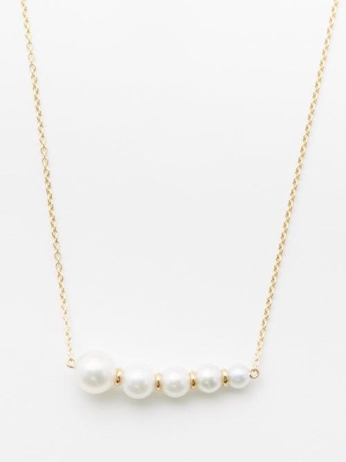 Sophie Bille Brahe - Lune Perle Pearl & 14kt Gold Necklace - Womens - Pearl
