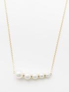Sophie Bille Brahe - Lune Perle Pearl & 14kt Gold Necklace - Womens - Pearl