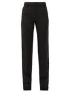 Matchesfashion.com Valentino - Tailored Wool-blend Trousers - Womens - Black