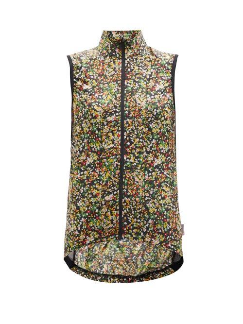 Matchesfashion.com Caf Du Cycliste - Petra Packable Floral-print Gilet - Womens - Multi
