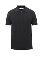 Maison Kitsun - Fox-patch Cotton-piqu Polo Shirt - Mens - Black
