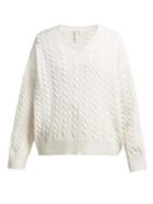 Matchesfashion.com Loewe - V Neck Wool Sweater - Womens - White