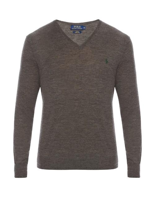 Polo Ralph Lauren V-neck Wool Sweater