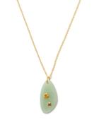 Lizzie Fortunato - Ceremony Aventurine & Gold-plated Necklace - Womens - Green Gold