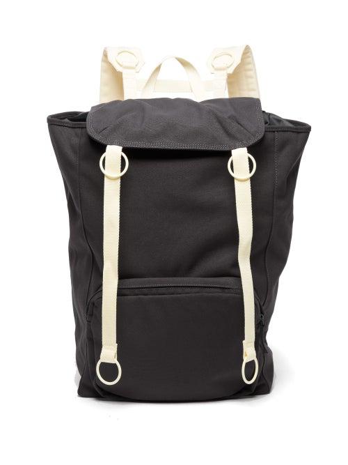 Matchesfashion.com Raf Simons X Eastpak - X Raf Simons Ring Detail Top Load Backpack - Womens - Dark Grey