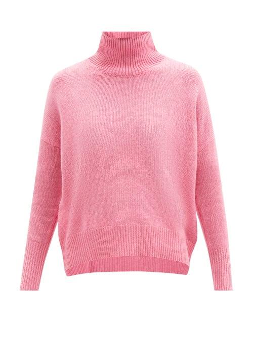 Lisa Yang - Heidi High-neck Cashmere Sweater - Womens - Pink
