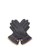 Matchesfashion.com Dents - Gloucester Leather Gloves - Mens - Navy