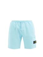 Matchesfashion.com Stone Island - Logo-patch Cotton-jersey Shorts - Mens - Blue