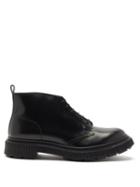 Adieu - Lace-up Leather Ankle Boots - Mens - Black