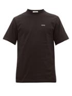 Matchesfashion.com Adish - Logo-print Cotton-jersey T-shirt - Mens - Black