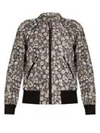 Rebecca Taylor Liane Floral-jacquard Bomber Jacket