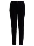 Matchesfashion.com Dolce & Gabbana - Slim Leg Corduroy Trousers - Womens - Navy