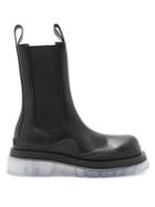 Matchesfashion.com Bottega Veneta - Bv Tire Tread-sole Leather Boots - Mens - Black Multi