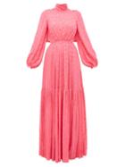 Matchesfashion.com Carolina Herrera - Floral Fil Coup Gown - Womens - Pink