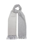 Matchesfashion.com Begg & Co. - Geometric Two Tone Cashmere Scarf - Mens - Beige