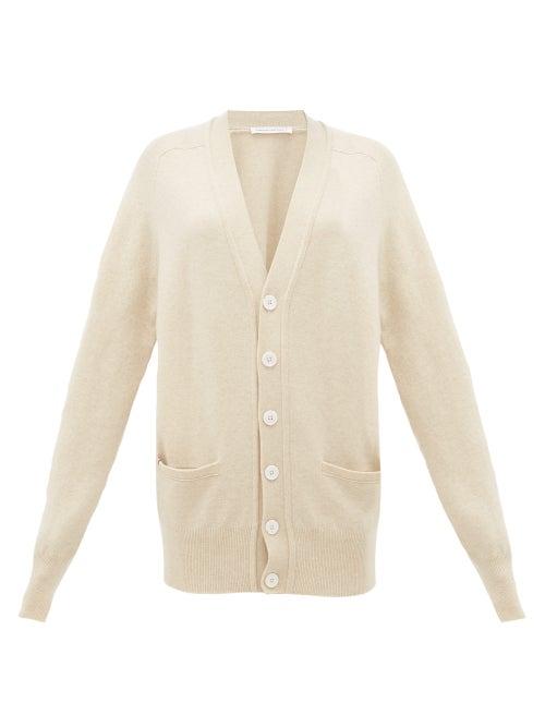 Matchesfashion.com Extreme Cashmere - No. 117 Stretch Cashmere Cardigan - Womens - Ivory