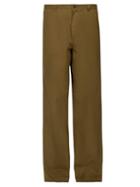 Matchesfashion.com Balenciaga - Straight Leg Chino Trousers - Mens - Green