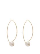 Matchesfashion.com Mizuki - Gold, Pearl And Diamond Hoop Earrings - Womens - Pearl