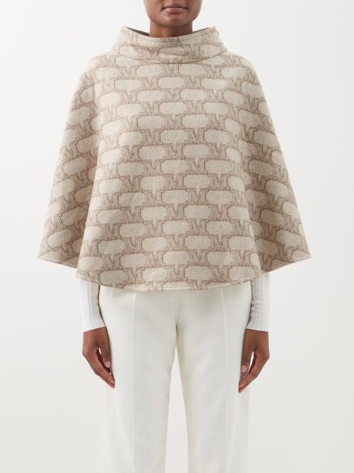 Max Mara - Dorina Poncho - Womens - Beige Multi