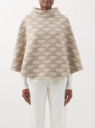 Max Mara - Dorina Poncho - Womens - Beige Multi