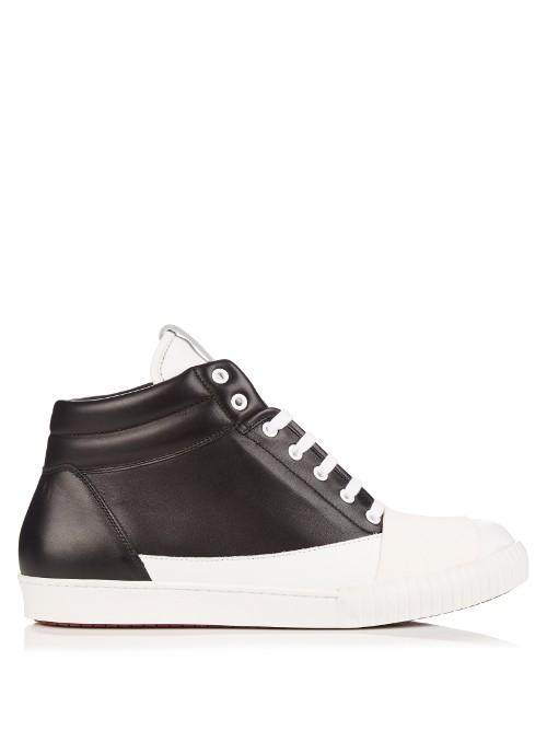 Marni Bi-colour High-top Leather Trainers