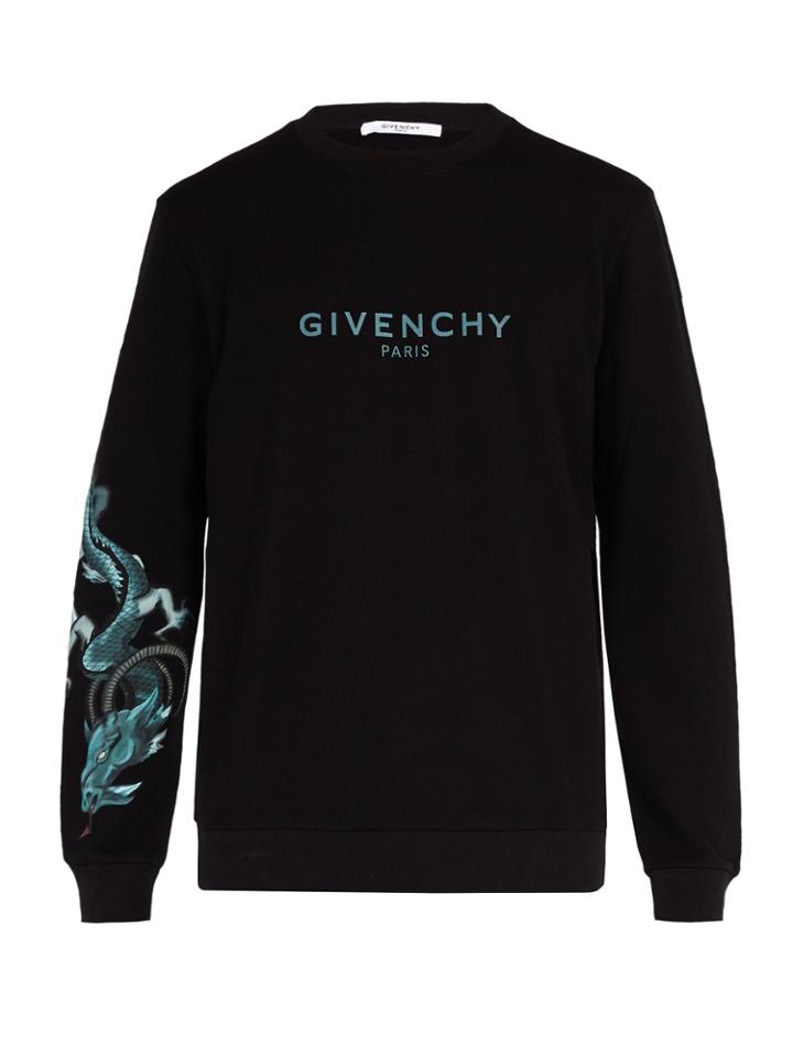 Givenchy Dragon And Logo-print Sweatshirt