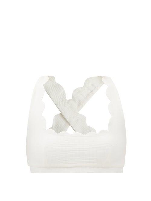Marysia Sport - Serena Sustainable-jersey Cropped Top - Womens - White