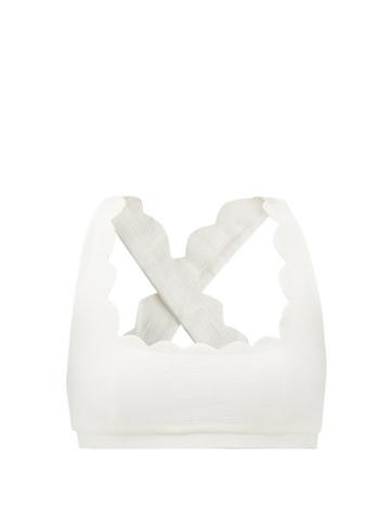 Marysia Sport - Serena Sustainable-jersey Cropped Top - Womens - White