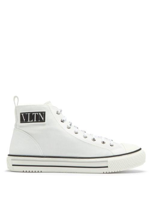 Matchesfashion.com Valentino Garavani - Giggies Canvas Trainers - Mens - White