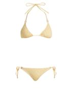 Matchesfashion.com Melissa Odabash - Cancun Triangle Bikini - Womens - Yellow Print