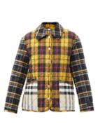 Matchesfashion.com Burberry - Dranefield Check Quilted Cotton-flannel Jacket - Womens - Multi