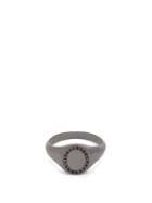 Matchesfashion.com Biales - Candy Diamond, Gold And Rhodium Signet Ring - Mens - Black Multi