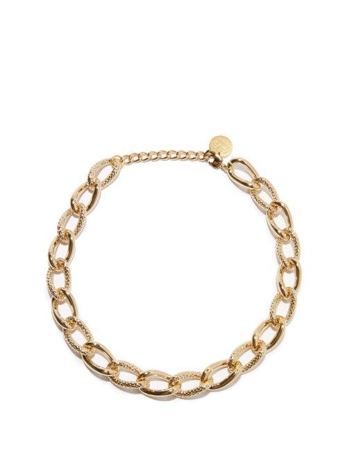 Matchesfashion.com By Alona - Taylor 18kt Gold-plated Choker - Womens - Yellow Gold