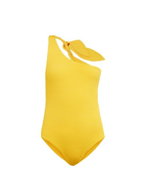 Matchesfashion.com Cossie + Co - The Christie Swimsuit - Womens - Dark Yellow