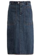 A.p.c. Nevada A-line Cotton-denim Skirt