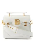 Balmain - B-buzz 23 Leather Cross-body Bag - Womens - White