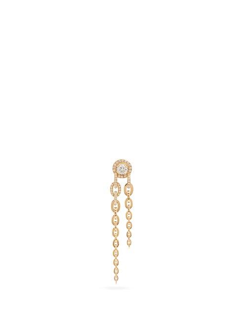 Matchesfashion.com Sophie Bille Brahe - Georgia Nuit Diamond & 18kt Gold Earrings - Womens - Yellow Gold